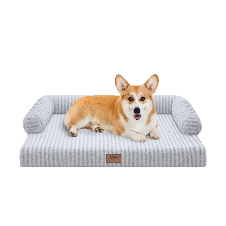 Small Dog Bed and Cat Sofa Waterproof Orthopedic Dog Beds for Small Dogs Cat Bed Comfy Pet Couch Sofa Beds with Washable Removable Cover & Non-Slip Bottom