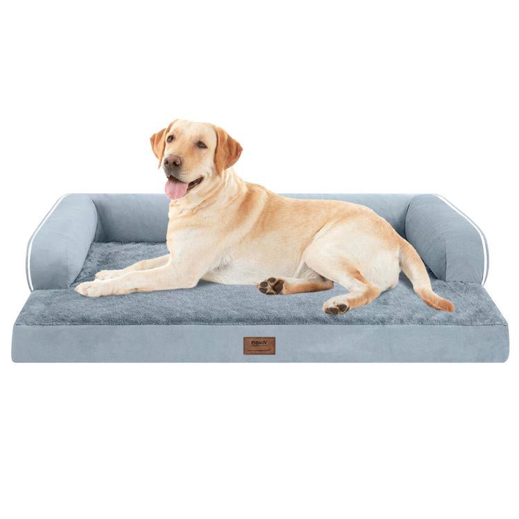 Small Dog Bed and Cat Sofa Waterproof Orthopedic Dog Beds for Small Dogs Cat Bed Comfy Pet Couch Sofa Beds with Washable Removable Cover & Non-Slip Bottom