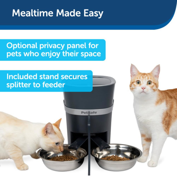 PetSafe Smart Feed, Electronic Pet Feeder for Cats & Dogs, 6L/24 Cup Capacity, Programmable Mealtimes, Alexa, Apple & Android Compatible, Backup Batteries Ensure Meal Delivery During Power Outage