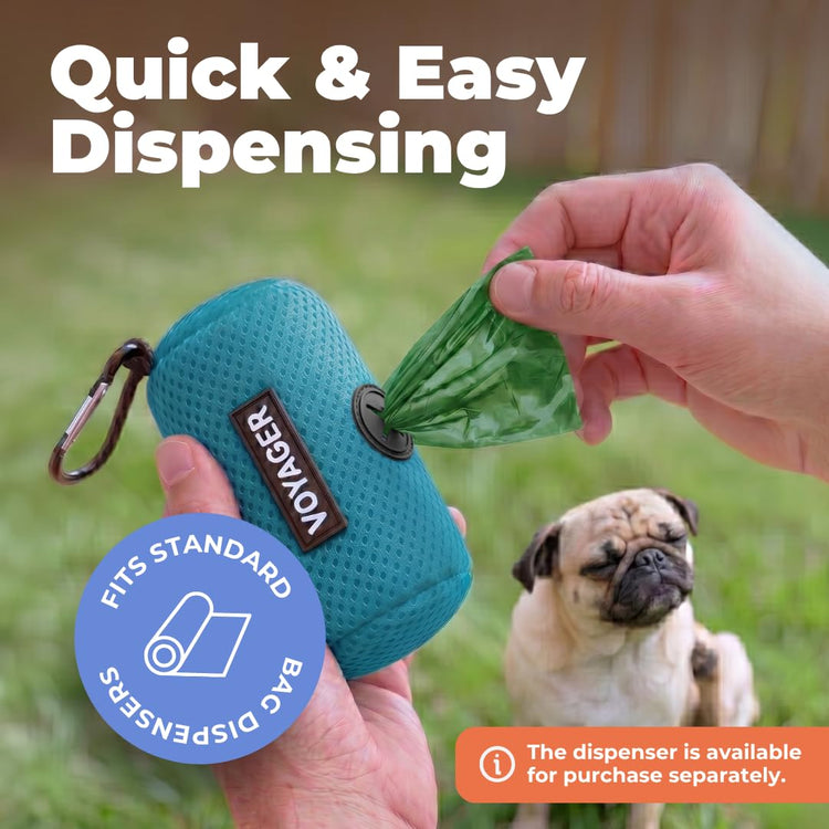 Best Pet Supplies Dog Poop Bags for Waste Refuse Cleanup, Doggy Roll Replacements for Outdoor Puppy Walking and Travel, Leak Proof and Tear Resistant, Thick Plastic - Assorted, 150 Bags