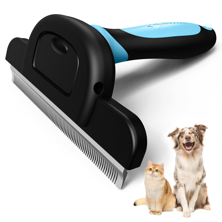 MIU COLOR Pet Grooming Brush, Deshedding Tool for Dogs & Cats, Effectively Reduces Shedding by up to 95% for Short Medium and Long Pet Hair, Purple
