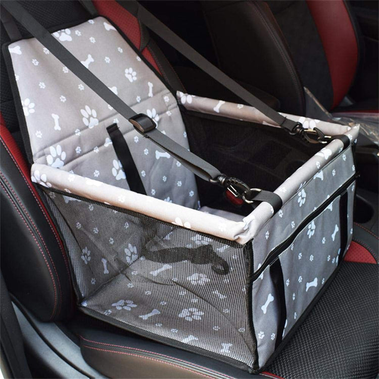 Myuilor Pet Dog Car Booster Seat Carrier,Portable Foldable Carrier with Seat Belt for Dog Cat up to 30lbs …