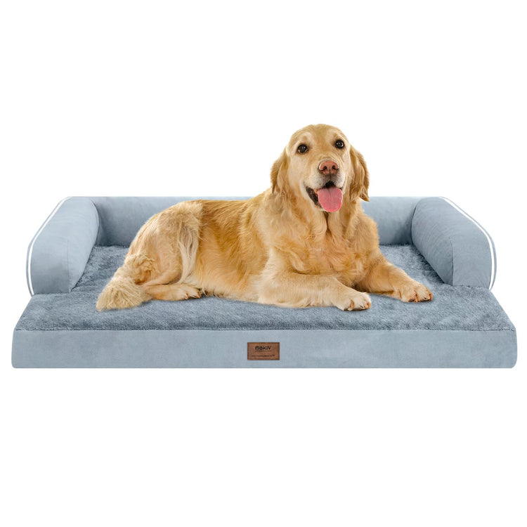 Small Dog Bed and Cat Sofa Waterproof Orthopedic Dog Beds for Small Dogs Cat Bed Comfy Pet Couch Sofa Beds with Washable Removable Cover & Non-Slip Bottom