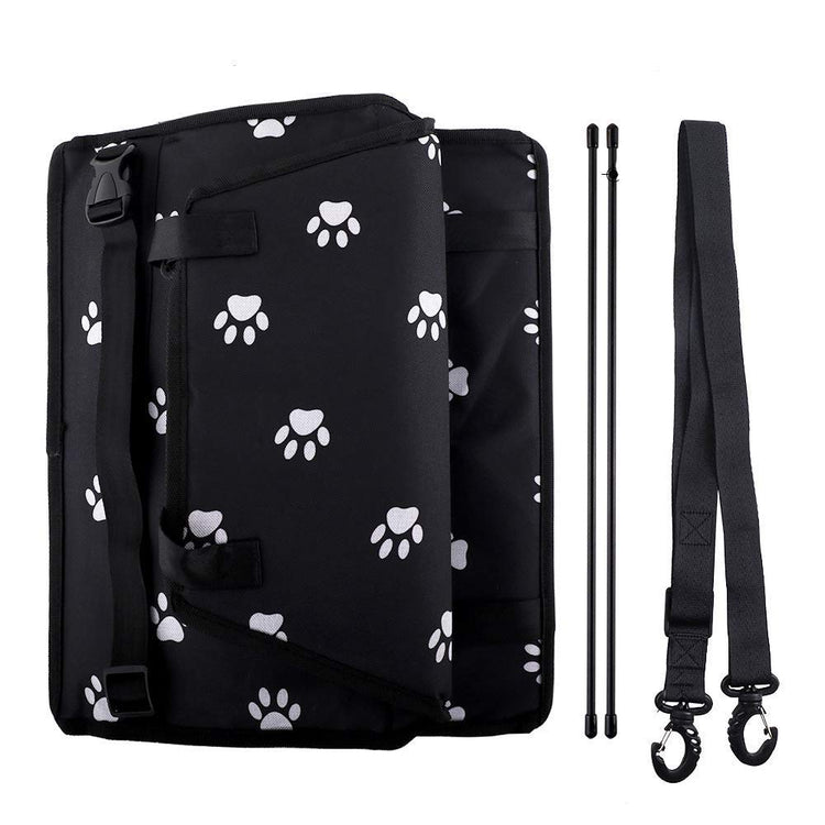 Myuilor Pet Dog Car Booster Seat Carrier,Portable Foldable Carrier with Seat Belt for Dog Cat up to 30lbs …