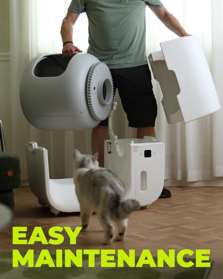 Furbulous True Odor-Free Automatic Cat Litter Box with Self-Pack and Refill System, APP Control, Self Cleaning and Packing Litter Box with Extra Large Space for 3.3-22 lbs Cats, Upgraded