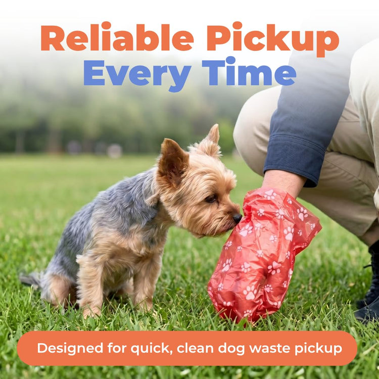 Best Pet Supplies Dog Poop Bags for Waste Refuse Cleanup, Doggy Roll Replacements for Outdoor Puppy Walking and Travel, Leak Proof and Tear Resistant, Thick Plastic - Assorted, 150 Bags