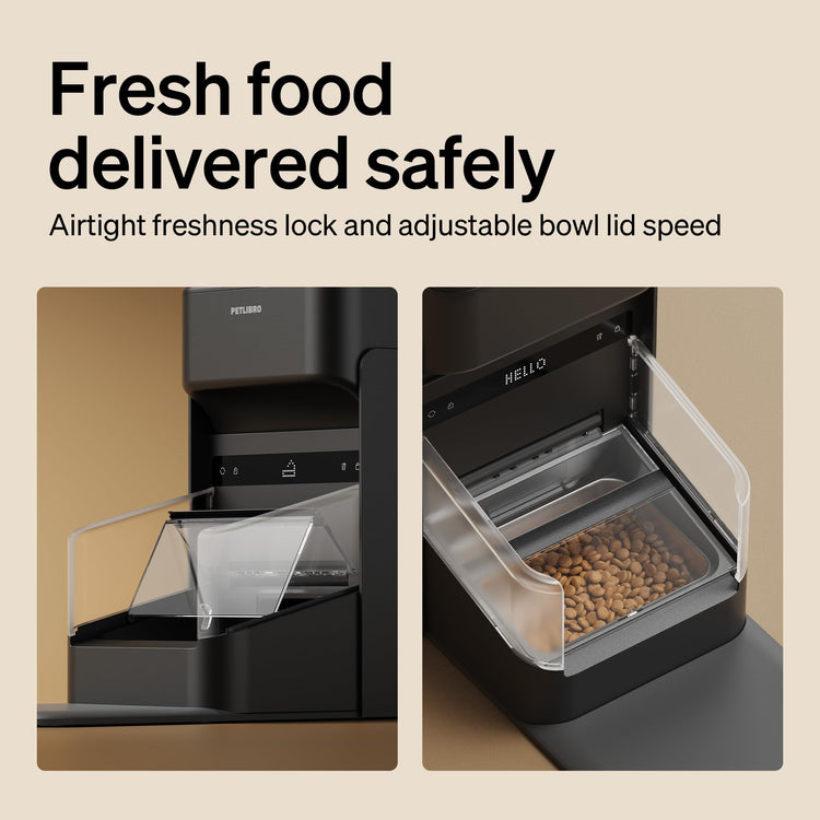 PETLIBRO RFID Automatic Cat Feeder, Collar Tag-Activated Personalized Meals, 5G&2.4G Wi-Fi Programmable Cat Food Dispenser with Cats Recognition & Diet Tracking for Multi-Pet Homes and Different Diets