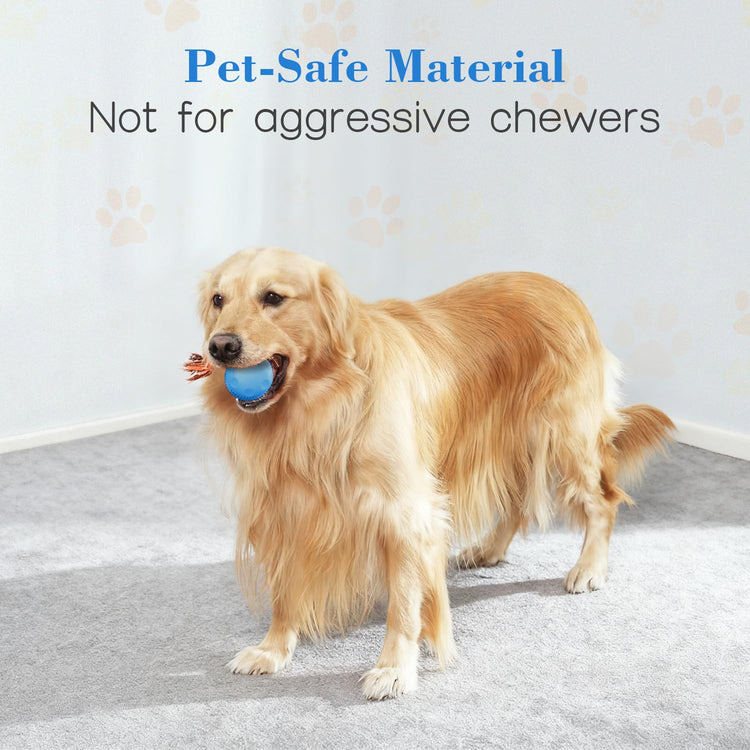 Interactive Dog Toys, Random Path Electric Automatic Moving and Rolling Dogs Toy with Rope for Small Medium Large Dogs, Motion-Activated Dog Stimulation Toy for Boredom Relief (Orange)