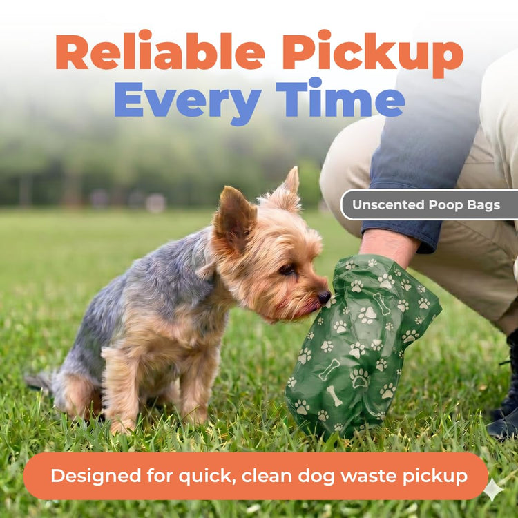 Best Pet Supplies Dog Poop Bags for Waste Refuse Cleanup, Doggy Roll Replacements for Outdoor Puppy Walking and Travel, Leak Proof and Tear Resistant, Thick Plastic - Assorted, 150 Bags