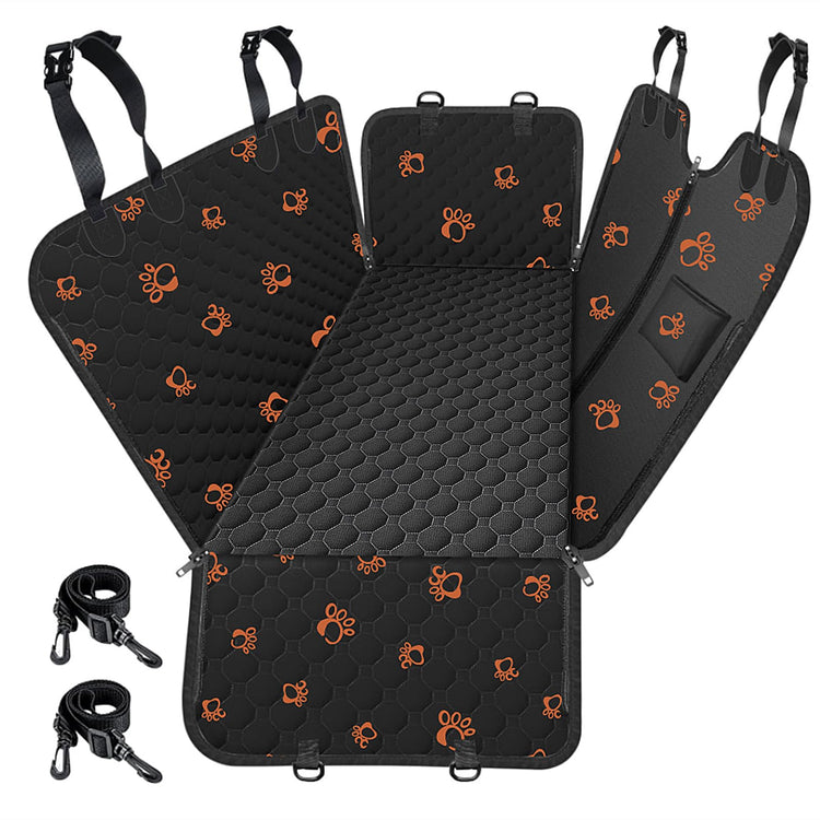 Mancro Dog Car Seat Cover for Back Seat, 2026 Upgraded 600D Heavy Duty Waterproof & Scratch-Resistant Dog Hammock for Car, Back Seat Pet Cover for Dogs with Sedan, Trucks and SUVs, Standard, Black