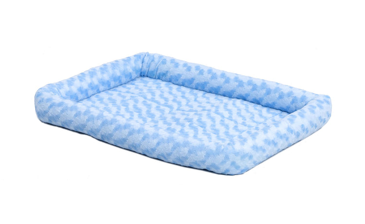 MidWest Homes for Pets QuietTime Fashion XXS Dog Bed - Pink Faux Fur Bolster, Ultra-Soft and Machine Washable, Fits 18-Inch Crates and Carriers, for Small Dogs and Cats