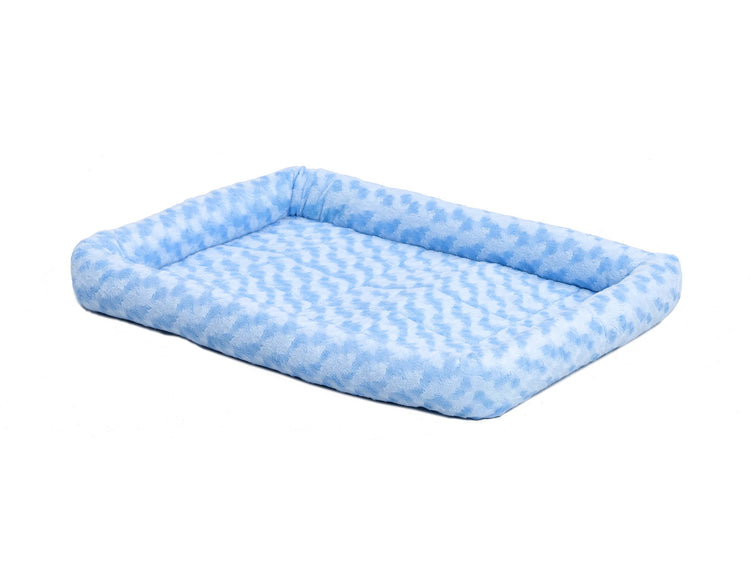 MidWest Homes for Pets QuietTime Fashion XXS Dog Bed - Pink Faux Fur Bolster, Ultra-Soft and Machine Washable, Fits 18-Inch Crates and Carriers, for Small Dogs and Cats