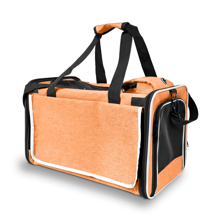 GAPZER Pet Carrier for Large Cats, Soft-Sided Cat Carrier for Medium Big Cats and Puppy up to 20lbs, Washable Dog Carrier Privacy Protection for Home Outdoor Travel