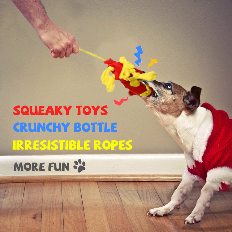 lilfrd Dog Puzzle Toys - Enrichment Squeaky Crinkle Snuffle Treat Dispensing Smart Dog Toys for Boredom and Stimulating, Durable Plush Toys for Large Medium Small Breed - Turtle