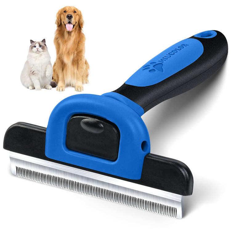 MIU COLOR Pet Grooming Brush, Deshedding Tool for Dogs & Cats, Effectively Reduces Shedding by up to 95% for Short Medium and Long Pet Hair, Purple
