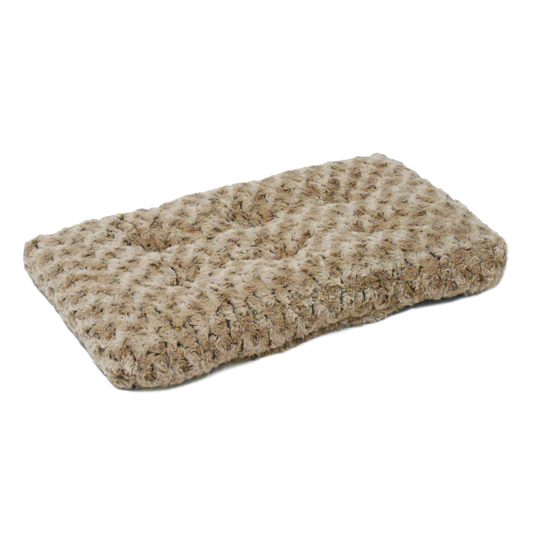 MidWest Homes for Pets XXS QuietTime Deluxe Gray Ombré Swirl Plush Pet Bed, Machine Washable, Non-Skid Bottom, Soft Crate Mat for 18-inch Crates