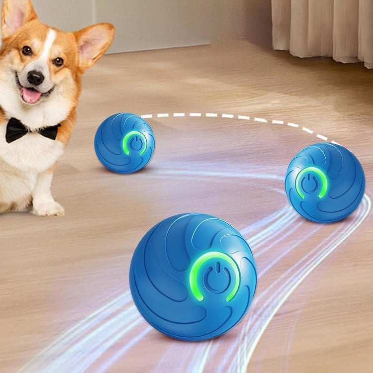Valentines Day Gifts 2025 New Electric Dog Ball Toy,Electric Ball Dog Toy for Cat,360° Smart Automatic Interactive Rolling Dog Ball, Smart Interactive Pet Toy Ball,Automatic Dog Toy