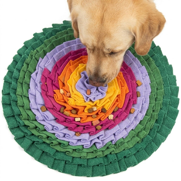 PET ARENA Snuffle Mat for Dogs - Adjustable Interactive Puzzle Toy for Large & Small Breed Slow Feeder for Mental Stimulation & Stress Relief Encourages Natural Foraging Ideal for Indoor & Outdoor Use