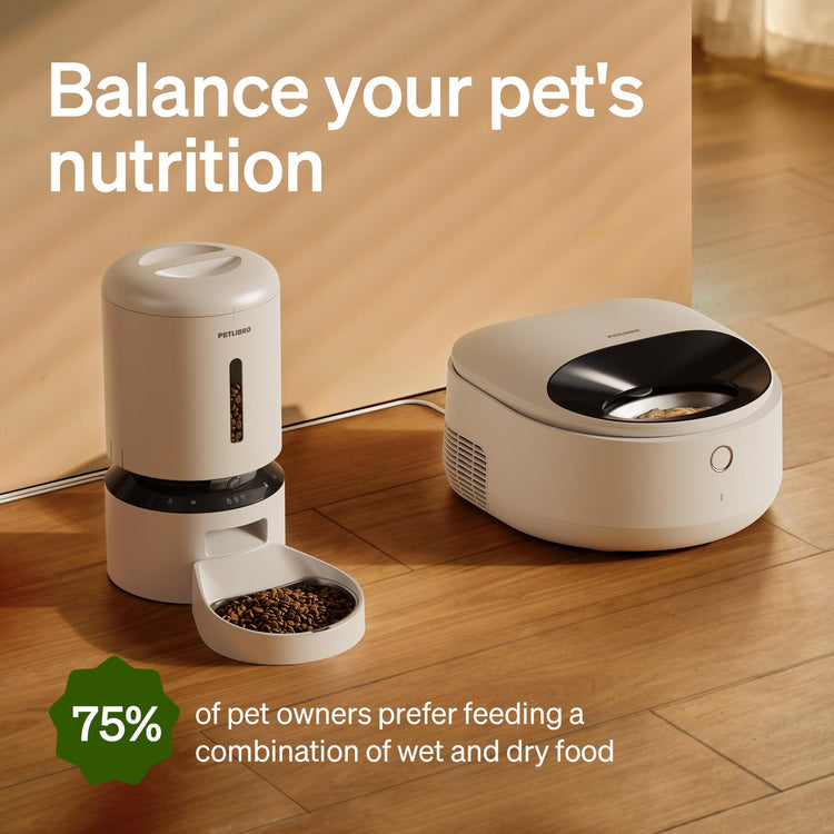 PETLIBRO Automatic Wet Food Cat Feeder 2026 New Version with Semiconductor Cooling, Refrigerated 3 Fresh Meals in 3 Days, App-Controlled Pet Food Dispenser, Stainless Steel Bowl, Easy to Clean