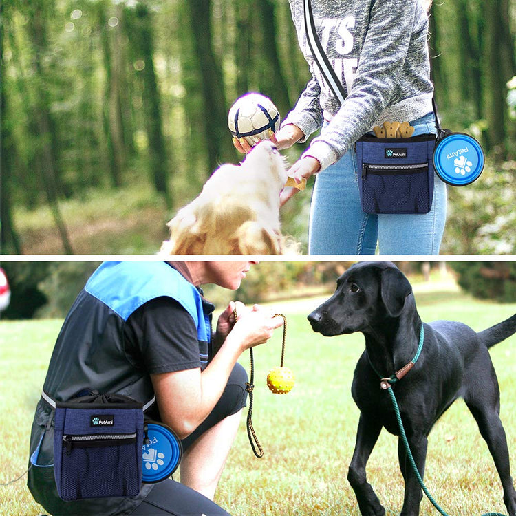 PETAMI Dog and CAT Treat Pouch, Heather Gray