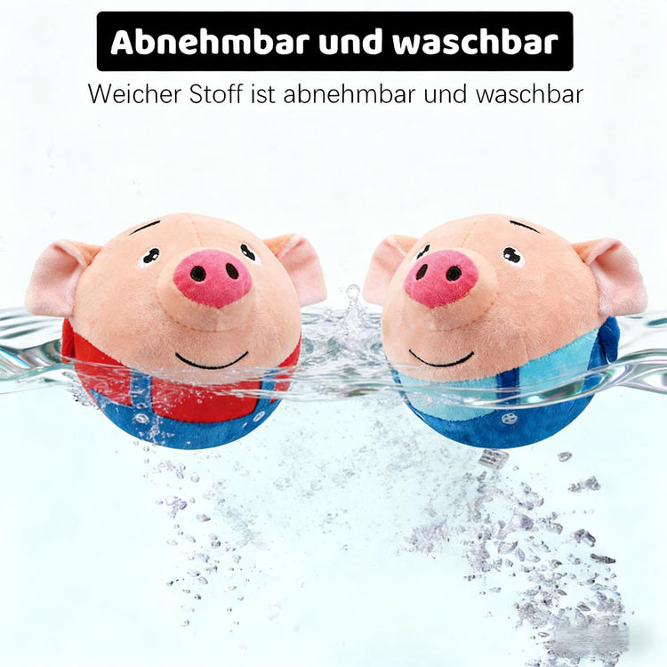 Interactive Dog Toys,Active Moving Pet Plush Toy,2026 New shaking dog ball pig dog toy Interactive Dog Ball with song Squeaky Moving Dog Ball Toy,Rechargeable Toys to Keep Them Busy Dog Toys(Blue Pig)