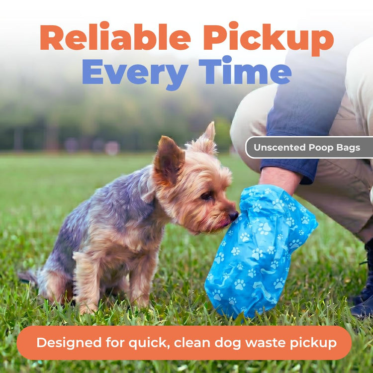 Best Pet Supplies Dog Poop Bags for Waste Refuse Cleanup, Doggy Roll Replacements for Outdoor Puppy Walking and Travel, Leak Proof and Tear Resistant, Thick Plastic - Assorted, 150 Bags
