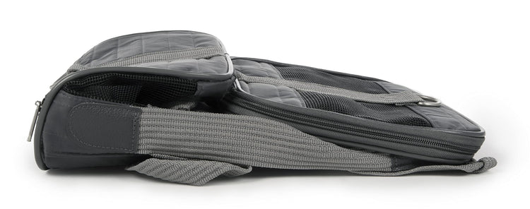 Sherpa Original Deluxe Travel Pet Carrier, Airline Approved & Guaranteed On Board - Charcoal Gray, Medium