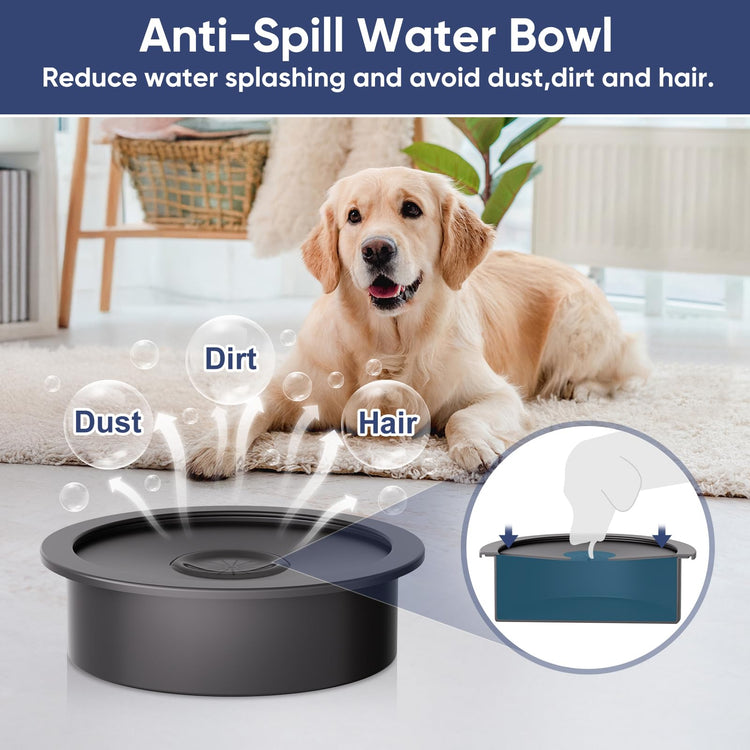 XIAZ Elevated Dog Bowls Large Breed Raised Dogs Bowl Stand Large/Medium Sized Dog Stainless Steel Food Water Bowl Stands 5 Heights Adjustable 9/11/12/14in Black Pet Feeder Dish Station