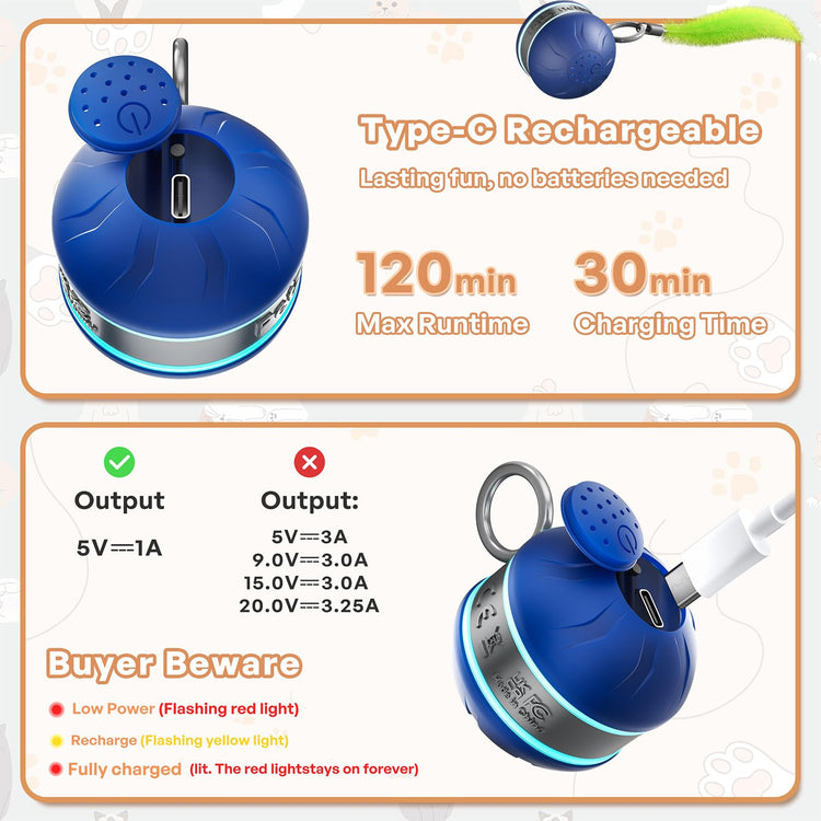 Interactive Dog Toys,Active Moving Pet Plush Toy,2026 New shaking dog ball pig dog toy Interactive Dog Ball with song Squeaky Moving Dog Ball Toy,Rechargeable Toys to Keep Them Busy Dog Toys(Blue Pig)