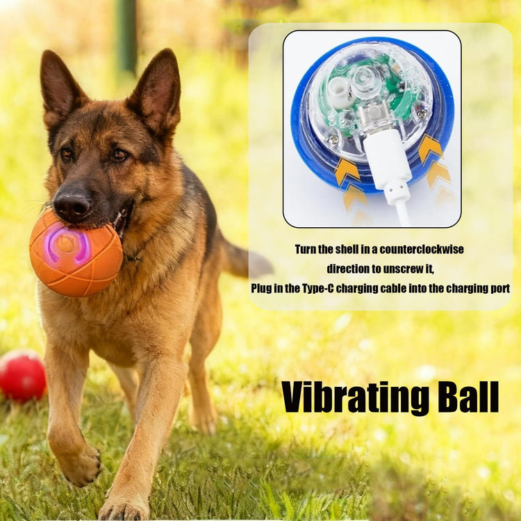 Valentines Day Gifts 2025 New Electric Dog Ball Toy,Electric Ball Dog Toy for Cat,360° Smart Automatic Interactive Rolling Dog Ball, Smart Interactive Pet Toy Ball,Automatic Dog Toy