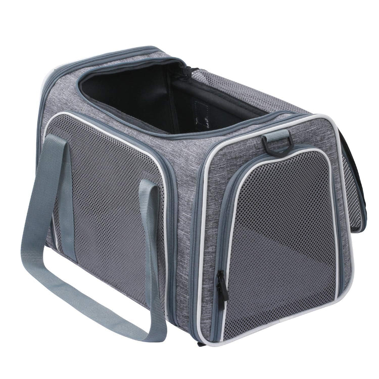 Cat Carrier - Portable Foldable Dog Pet Carrier, Soft-Sided Pet Bag up to 15 Lbs, Airline Approved Travel Puppy Carrier