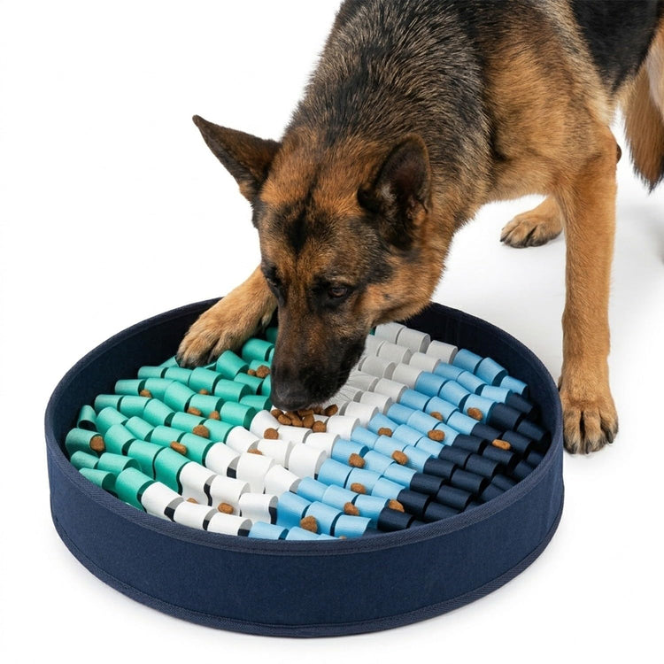 PET ARENA Snuffle Mat for Dogs - Adjustable Interactive Puzzle Toy for Large & Small Breed Slow Feeder for Mental Stimulation & Stress Relief Encourages Natural Foraging Ideal for Indoor & Outdoor Use