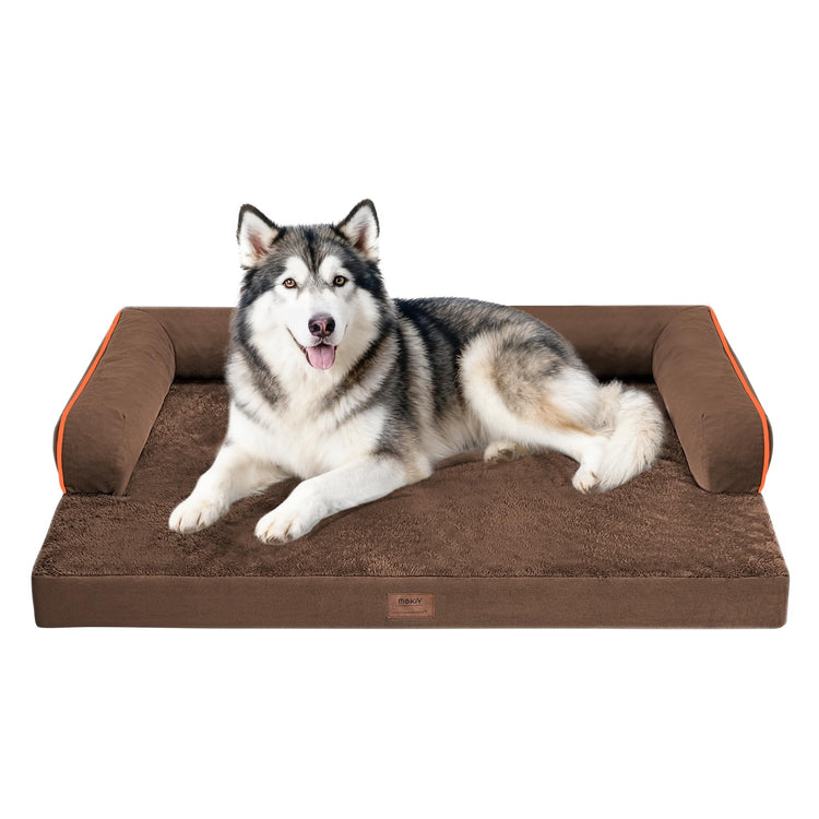 Small Dog Bed and Cat Sofa Waterproof Orthopedic Dog Beds for Small Dogs Cat Bed Comfy Pet Couch Sofa Beds with Washable Removable Cover & Non-Slip Bottom