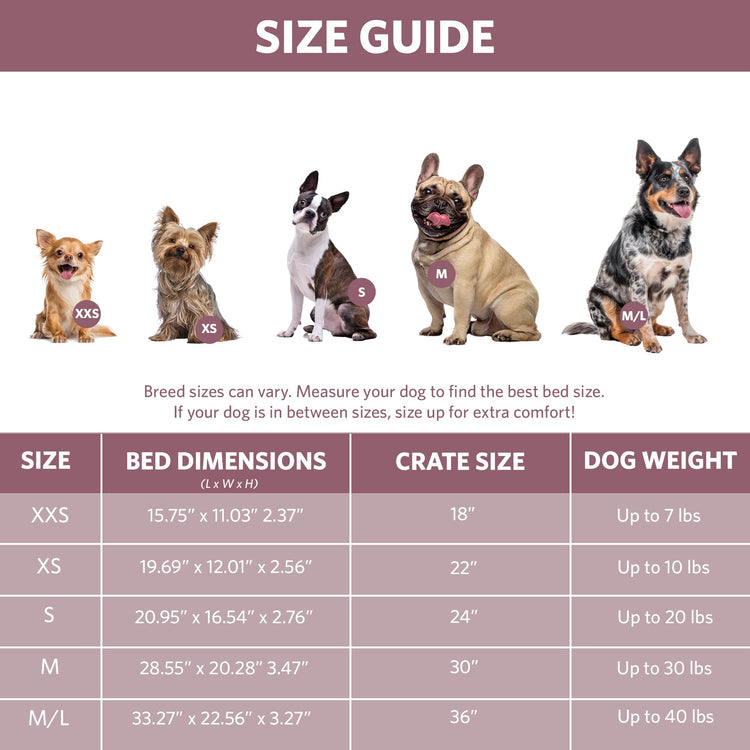 MidWest Homes for Pets QuietTime Fashion XXS Dog Bed - Pink Faux Fur Bolster, Ultra-Soft and Machine Washable, Fits 18-Inch Crates and Carriers, for Small Dogs and Cats