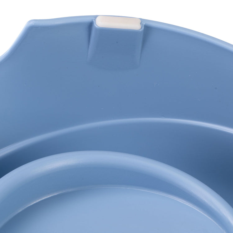 Ferplast Dry Food Dispenser for Dogs and Cats 3 Liter Zenith Practical pet Feeder Food Dispenser Biscuits for Animals, Transparent Tank with lid, Non-Slip Bottom, 20,2 x 29,2 x h 28,8 cm Blue