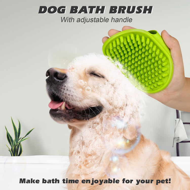 2PCS Pet Grooming Tools - Double-Sided Brush for Shedding and Bathing, Suitable for Short/Long Haired Dogs Cats and Horses, Deshedding Dog Brush, Mane & Tail Combs for Horses - Pet Supplies (Blue)