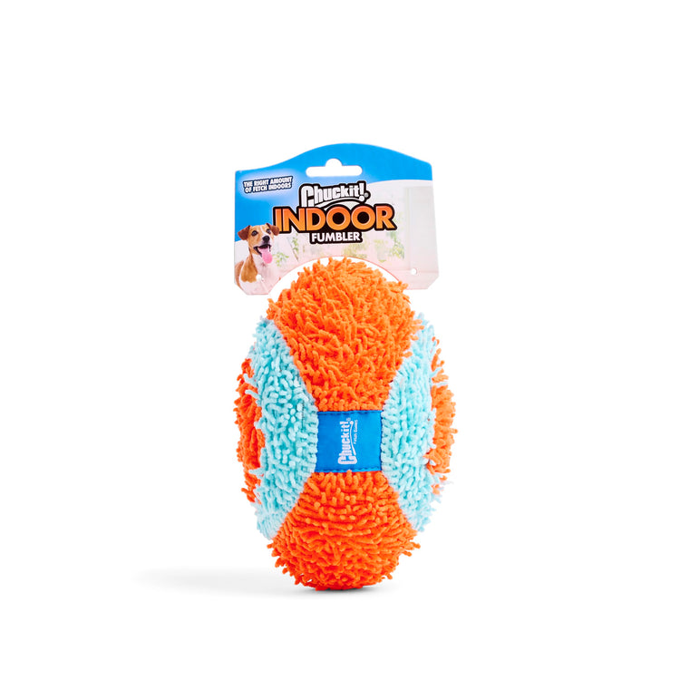 Chuckit! Indoor Fetch Roller Toy for Dogs - Interactive Dog Toys for Boredom, Orange and Blue