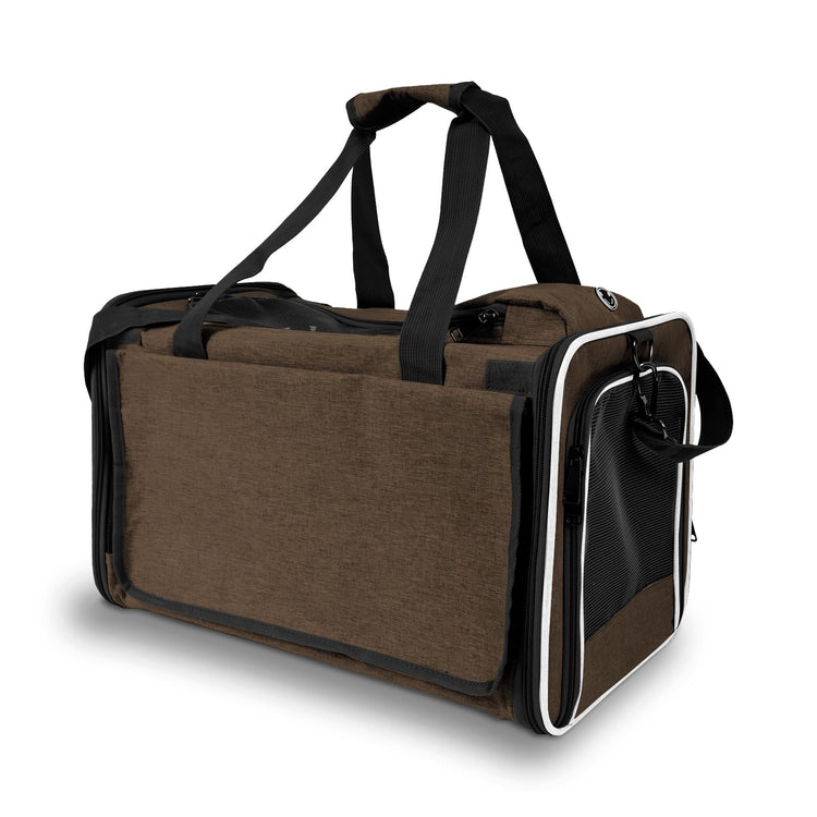 GAPZER Pet Carrier for Large Cats, Soft-Sided Cat Carrier for Medium Big Cats and Puppy up to 20lbs, Washable Dog Carrier Privacy Protection for Home Outdoor Travel