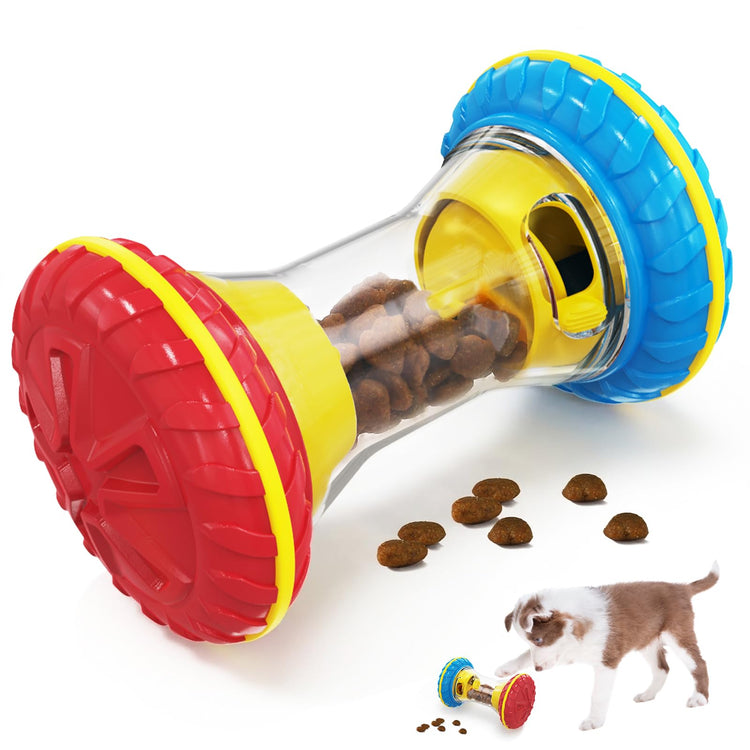 BoYoYo Interactive Dog Toys, Dog Puzzle Toys for Smart, Dog Enrichment Toy to Keep Them Busy, Treat Dispensing Toy Slow Puzzles Feeder, Yellow