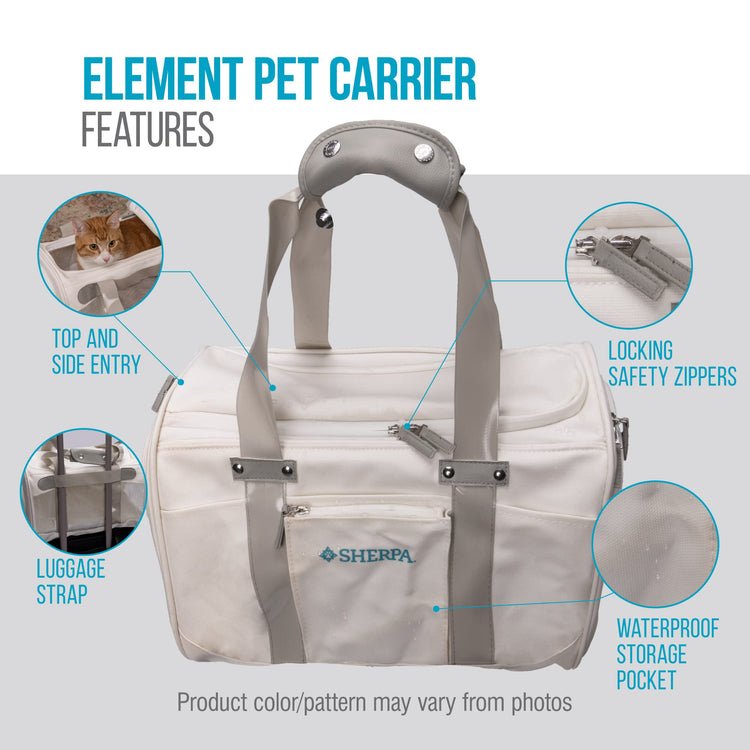 Sherpa Delta Airlines Travel Pet Carrier, Airline Approved & Guaranteed On Board - Black, Medium