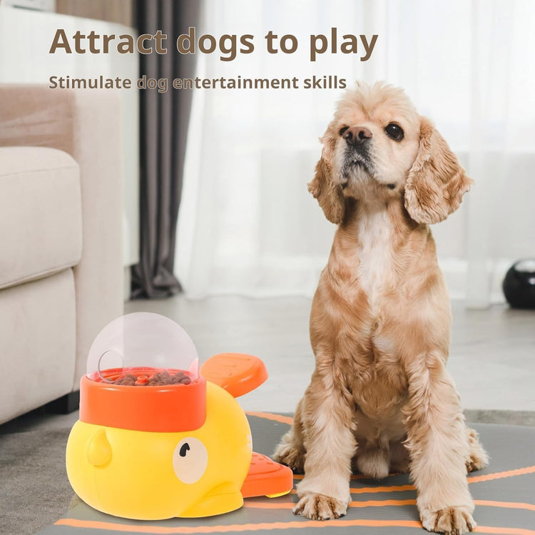 Small Dog Interactive Treat Dispenser Toy, Food Puzzle Slow Feeder