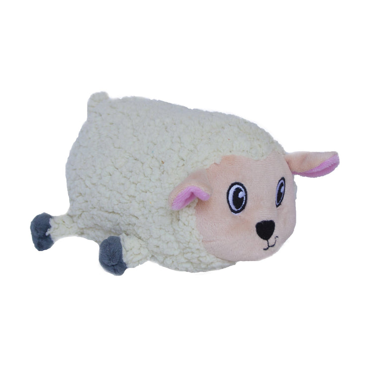 Outward Hound Fattiez Pig Plush Squeaky Dog Toy, Small