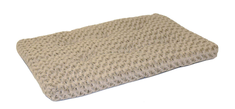 MidWest Homes for Pets XXS QuietTime Deluxe Gray Ombré Swirl Plush Pet Bed, Machine Washable, Non-Skid Bottom, Soft Crate Mat for 18-inch Crates