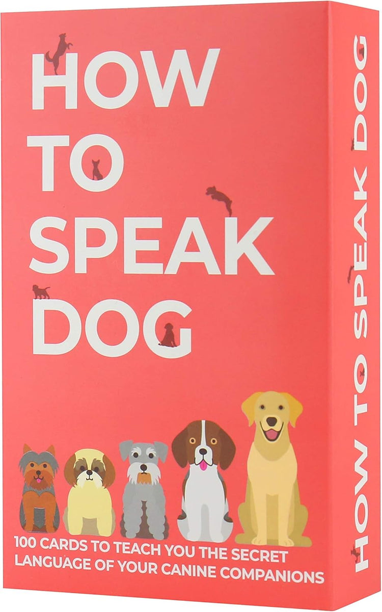 Gift Republic How to Speak Dog 100 Cards Fun for Lovers Learn What Your Puppy is Saying Behaviour Guidance Doggie Language