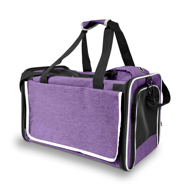 GAPZER Pet Carrier for Large Cats, Soft-Sided Cat Carrier for Medium Big Cats and Puppy up to 20lbs, Washable Dog Carrier Privacy Protection for Home Outdoor Travel