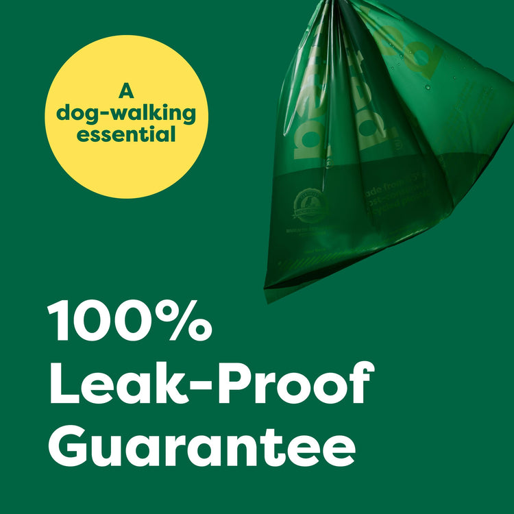 Earth Rated Dog Poop Bag Holder, Durable and Guaranteed Leakproof, Unscented, Dispenser with Starter Roll