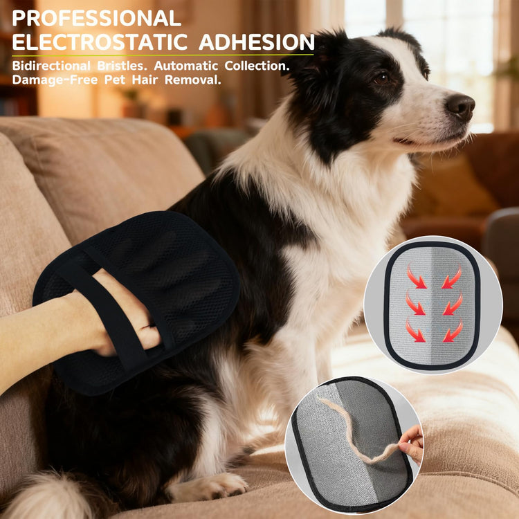 4PCS Pet Pro Grooming Tool | Pet Grooming Rake | Dog Hair Remover | Dog Shampoo Brush 4-in-1 Pet Grooming Kit Suitable for detangling, Hair Removal, Bathing, and Massage