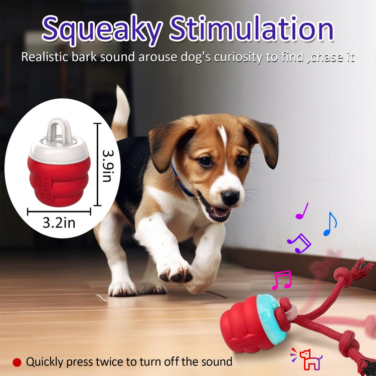 Giociv Interactive Dog Toys with Motion Activated, Squeaky Dog Toy for Daily Training, Keep Dogs Busy