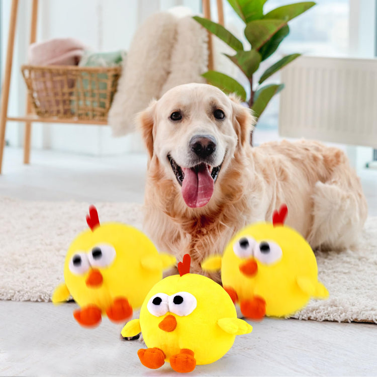BABORUI Interactive Dog Toys Pig, Jumping Squeaky Dog Toys with Recording and Music Modes, Rechargeable Moving Dog Chew Toys for Small/Medium/Large Dogs to Keep Them Busy(Blue Pig)