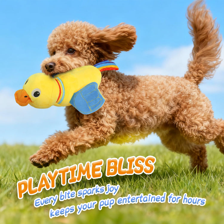 lilfrd Dog Puzzle Toys - Enrichment Squeaky Crinkle Snuffle Treat Dispensing Smart Dog Toys for Boredom and Stimulating, Durable Plush Toys for Large Medium Small Breed - Turtle